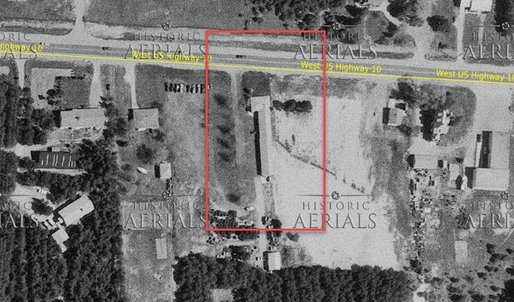 Sun-Glo Motel - 1977 Aerial (newer photo)